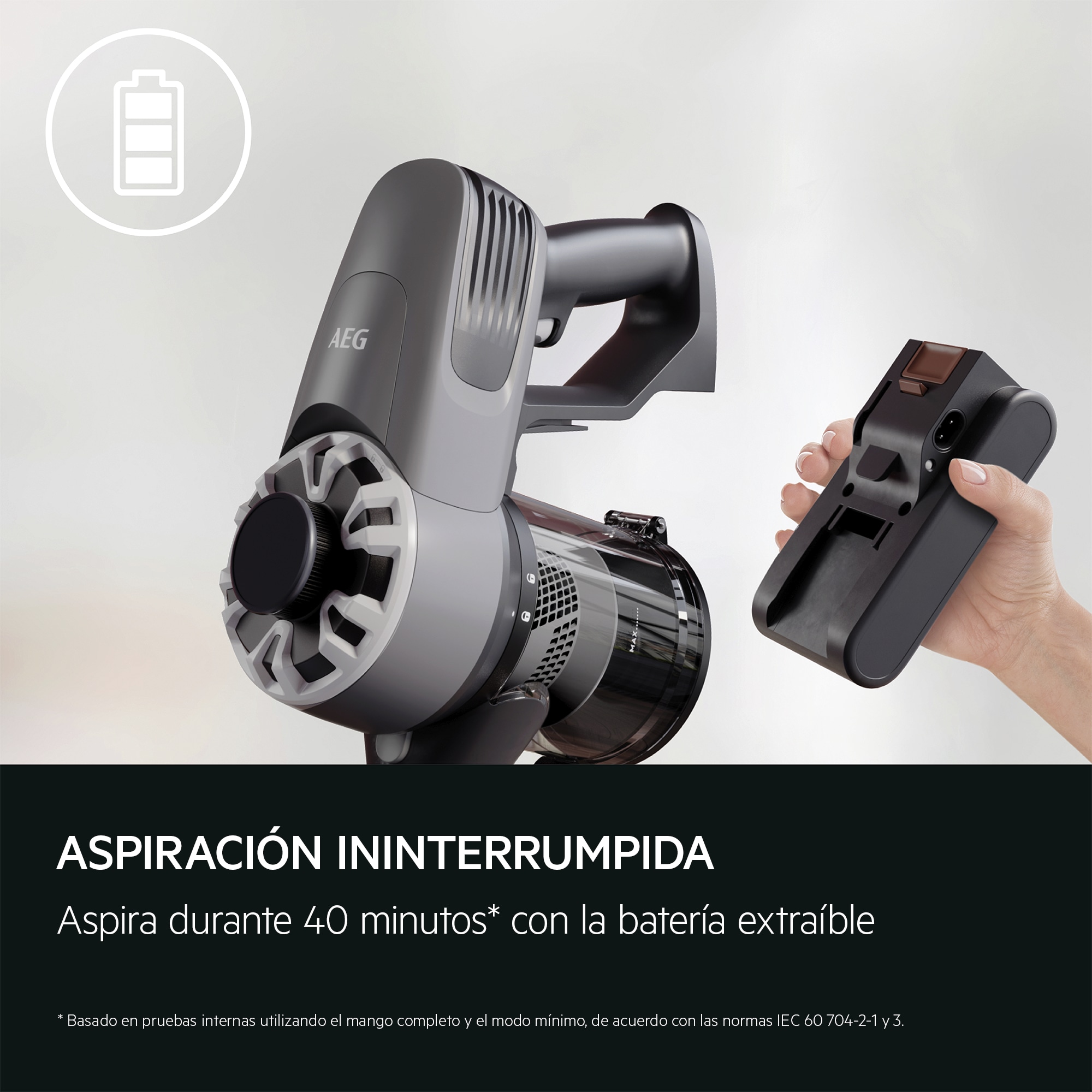 AEG - Aspiradora sin cable - AP31CB21TG