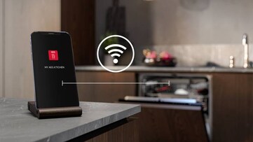 App MyAEG Kitchen en un móvil